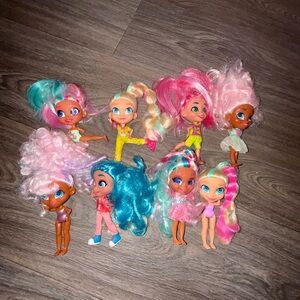 Colorful Hairdorables  Kids Hair Play Dolls - Assorted Pastel Dolls Set